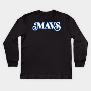 Dallas Mavericks City Edition Kids Long Sleeve T-Shirt